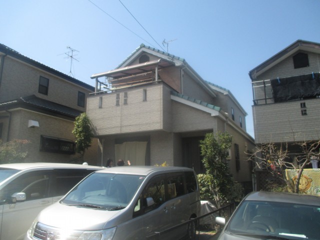 耐候性の高い無機UV塗料で外壁塗装　愛知県　名古屋市天白区