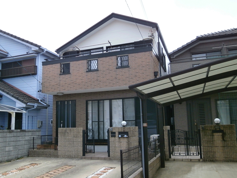 意匠性はそのままにクリヤー（クリア）塗料仕上げ　名古屋市緑区