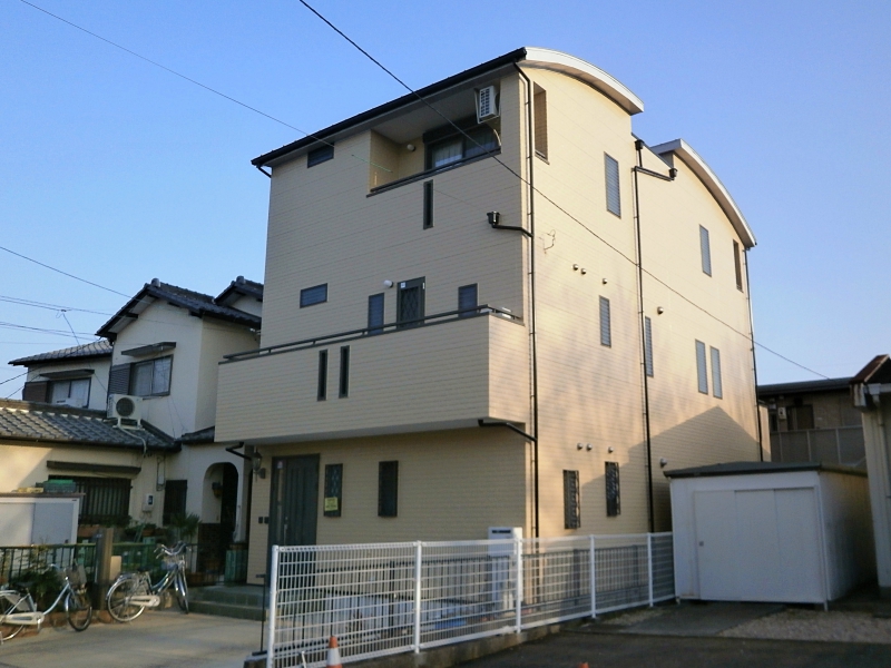 紫外線に強い無機UV塗料で外壁塗り替え　春日井市