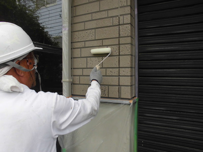 無機UVで外壁・屋根塗装。アイボリーで温かみのある仕上がり 名古屋市天白区