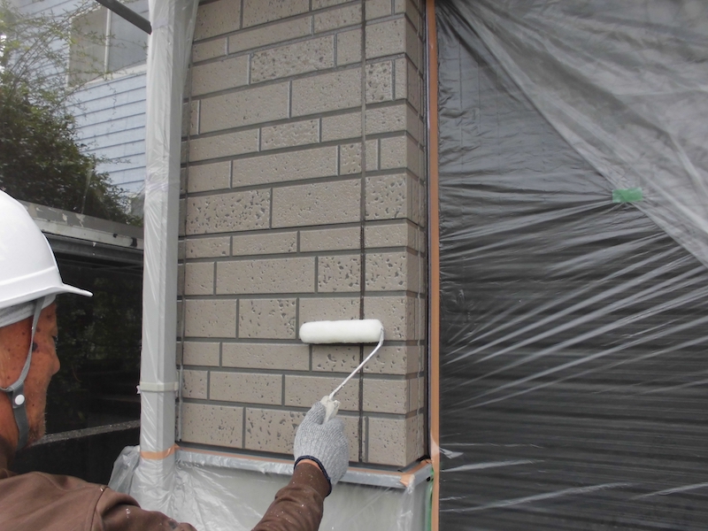 無機UVで外壁・屋根塗装。アイボリーで温かみのある仕上がり 名古屋市天白区