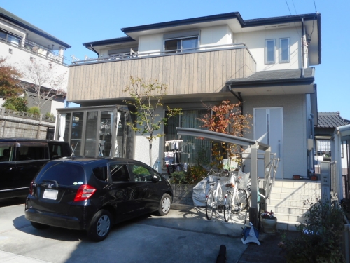 モダンな家に塗り替えは耐久性の高い無機塗料のタテイル仕様で 名古屋市緑区