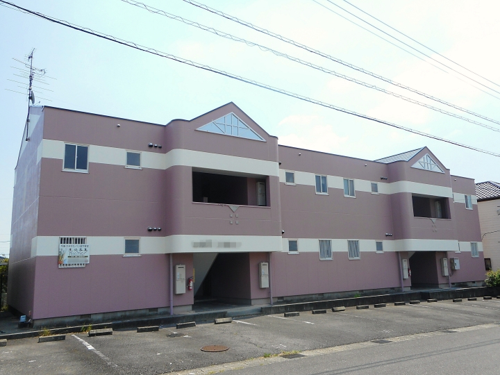２階建てコーポ・アパート塗装　ALC外壁・スレート屋根などの外部改修工事　東郷町