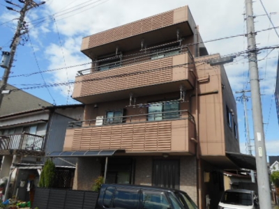 ３階建てALC外壁の塗り替えは、屋根や目地の防水を重視したメンテナンス　名古屋市中村区