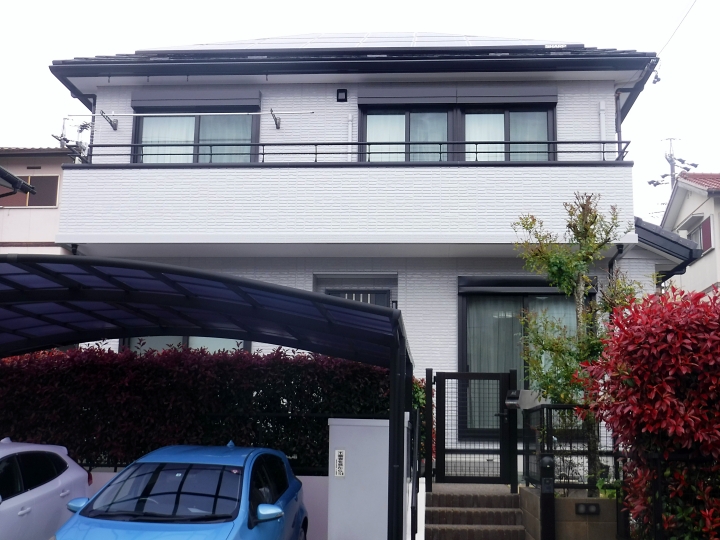 トヨタホーム住宅の目地シーリングと外壁塗装メンテナンス 名古屋市守山区