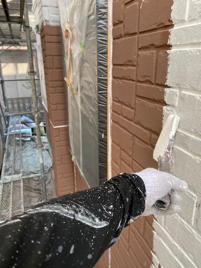 白黒グレーのモノトーンへトヨタホーム住宅の外壁・付帯を色分け塗装　知立市