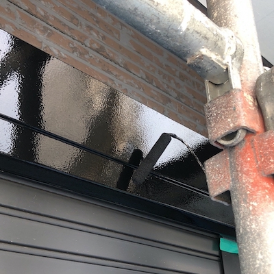 サイディング外壁を張り替えたような色調に多彩塗装仕上げ　名古屋市名東区