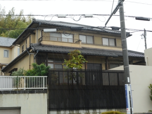 和風住宅の魅力を活かすリシン外壁塗装(艶消し)と木部塗装　東郷町