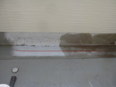 コーキング(シーリング)も丁寧に補修し外壁塗装、FRP防水工事　名古屋市緑区
