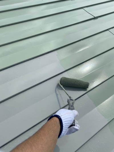 介護施設の屋根外壁塗り替え！やわらかい温もり感じるツートンカラー　半田市