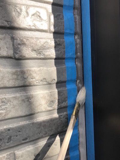 シルバーホワイトに外壁塗り替え、バルコニー防水の再施工　名古屋市守山区