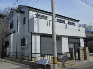 名古屋守山区外壁塗装・防水工事後