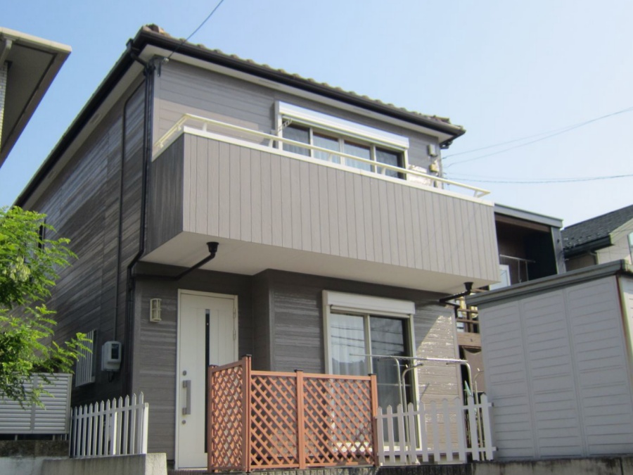 おしゃれな配色パターン！グレージュ系に塗り替えたダイワハウス住宅　名古屋市緑区
