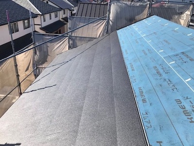 屋根ガルテクト葺き
