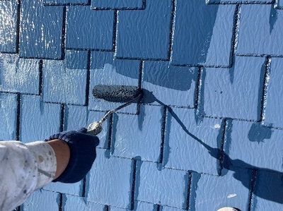 屋根補修・屋根塗装、雨樋などの付帯塗装で若返り　名古屋市中村区