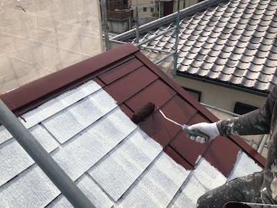 ジョリパット・リシン仕上げ外壁の風合いをそのままに艶消し塗装と屋根塗装　名古屋市天白区