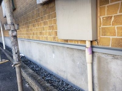 外壁のコーキング（シーリング）剥がれ・割れを補修して外壁塗装　名古屋市西区