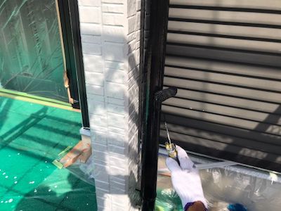 シーリング（コーキング）補修と外壁塗装、ベランダ床FRP再防水工事　名古屋市緑区