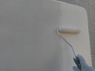 積水ハウスのダインコンクリート外壁の吹き付け塗り替え　 半田市
