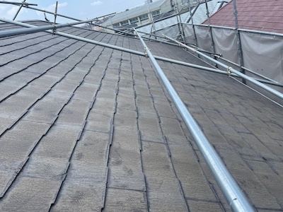 スレート屋根の割れや剥がれ屋根リフォーム　名古屋市緑区