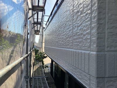 美観アップ！耐候性アップ！シルバーグレーに外壁塗装・屋根塗装　知多郡阿久比町