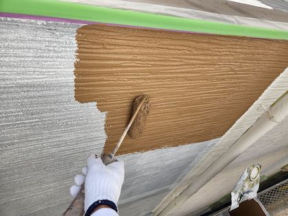 メーカー保証が付与された無機塗料で屋根外壁塗装　名古屋市千種区