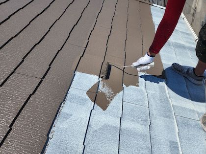 メーカー保証が付与された無機塗料で屋根外壁塗装　名古屋市千種区