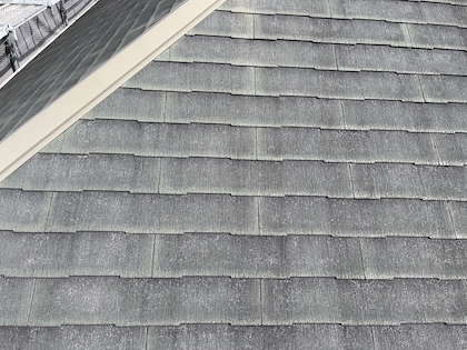 デザインの異なるサイディング塗り替え、屋根塗装　名古屋市天白
