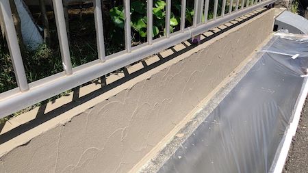 タイル調サイディングの美観がよみがえった塗り替え、ベランダ防水　名古屋市緑区