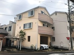 3階建て外壁塗装、屋根葺き替え工事　名古屋市東区