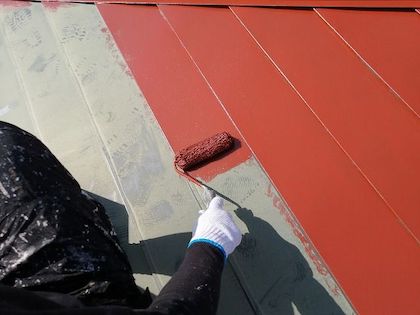 社屋の屋根・外壁塗り替え工事　外階段の塗装、塩ビシート防水　名古屋市西区