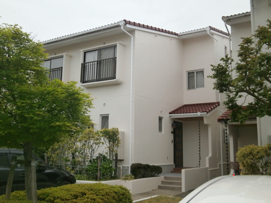 外壁と洋瓦塗装でお家の美観を長く保つ塗り替え　名古屋市緑区