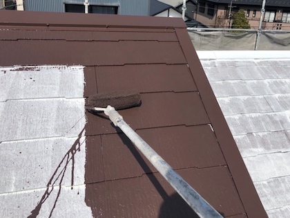 元々の色を変えずに屋根外壁塗装で新築のような仕上がり　名古屋市緑区