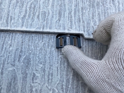 タイル調サイディングからライトブラウン単色塗り外壁屋根塗装　名古屋市緑区