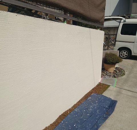 外壁塗装、下屋根カバー工事で新築のような仕上がり！名古屋市名東区