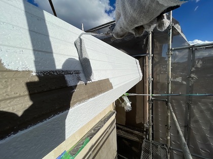 セキスイハイム住宅の外壁塗装、金属屋根の遮熱塗装　名古屋市天白区
