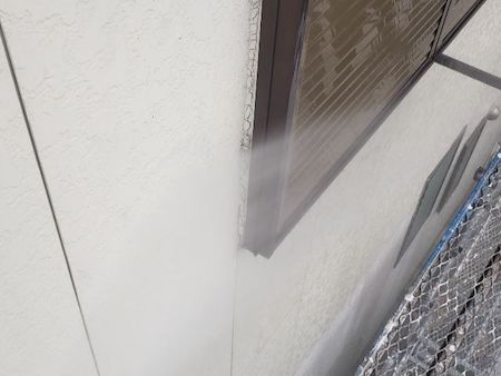 外壁塗装、セメント瓦屋根塗装、ベランダのウレタン塗膜防水　名古屋市名東区