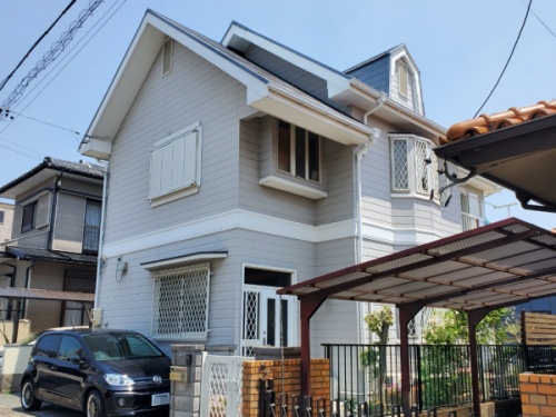 高耐久なウルトラペイント・フッ素塗料で屋根外壁塗装　名古屋市緑区