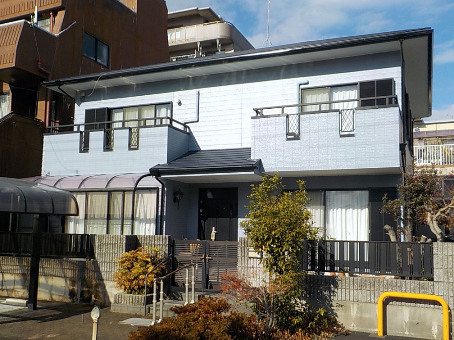 高耐候性塗料で外壁塗装・ベランダ防水工事　名古屋市昭和区