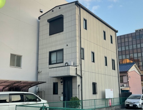 3階建てセキスイ住宅の屋根・外壁塗装、樋修理　名古屋市西区