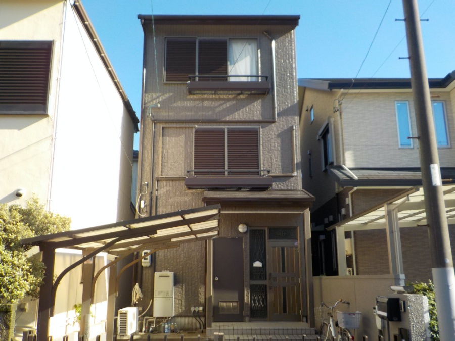 3階建てミサワホームの屋根塗装・外壁塗装・塀塗装　名古屋市昭和区