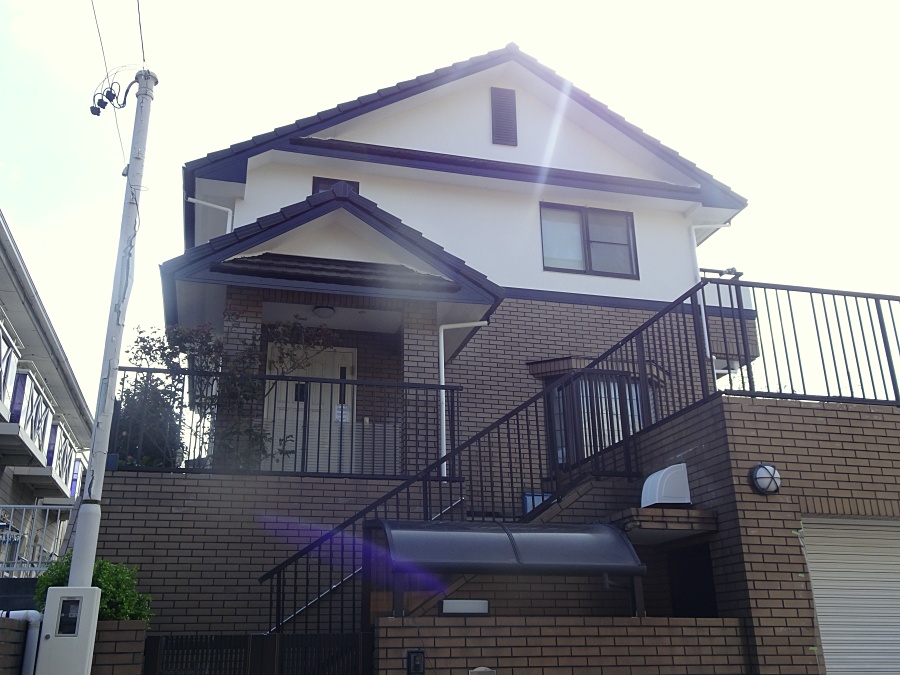 三井ホームの屋根・外壁塗装と袖瓦（ケラバ）補修　防水工事　名古屋市天白区