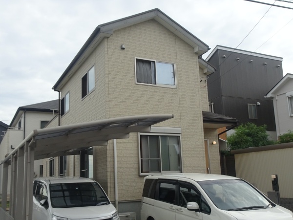 タイル調サイディングをネイビーグレーに塗り替え!外壁・屋根塗装 名古屋市緑区
