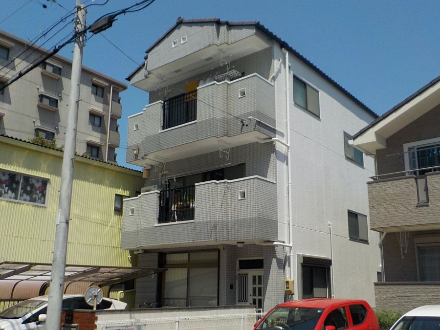 耐久性・美観アップ！3階建て外壁塗装　名古屋市北区