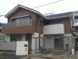 エサキホーム 外壁クリア塗装後
