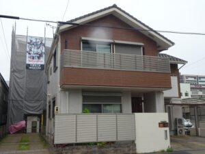 名古屋市天白区クリヤー塗装後