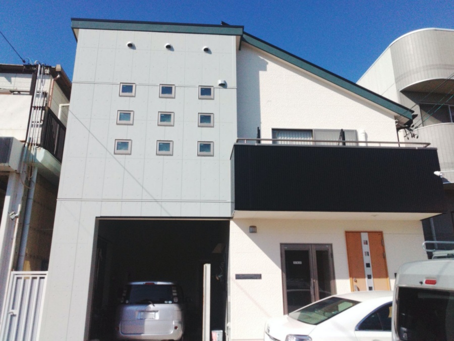 素材に適した塗料と工法で屋根外壁塗装　名古屋市南区