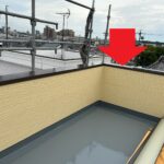 屋上（陸屋根）などに設置されている笠木板金のメンテナンス…の件（名古屋市緑区Ｅ様邸）