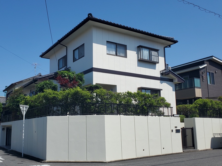 瓦漆喰補修と外壁・外塀塗装で家の美観と耐久性が向上！日進市