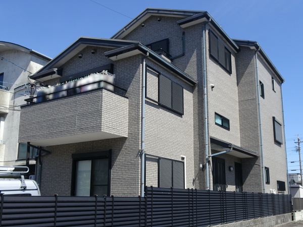 大成建設で建てたお家の屋根塗装と外壁塗装_名古屋市名東区